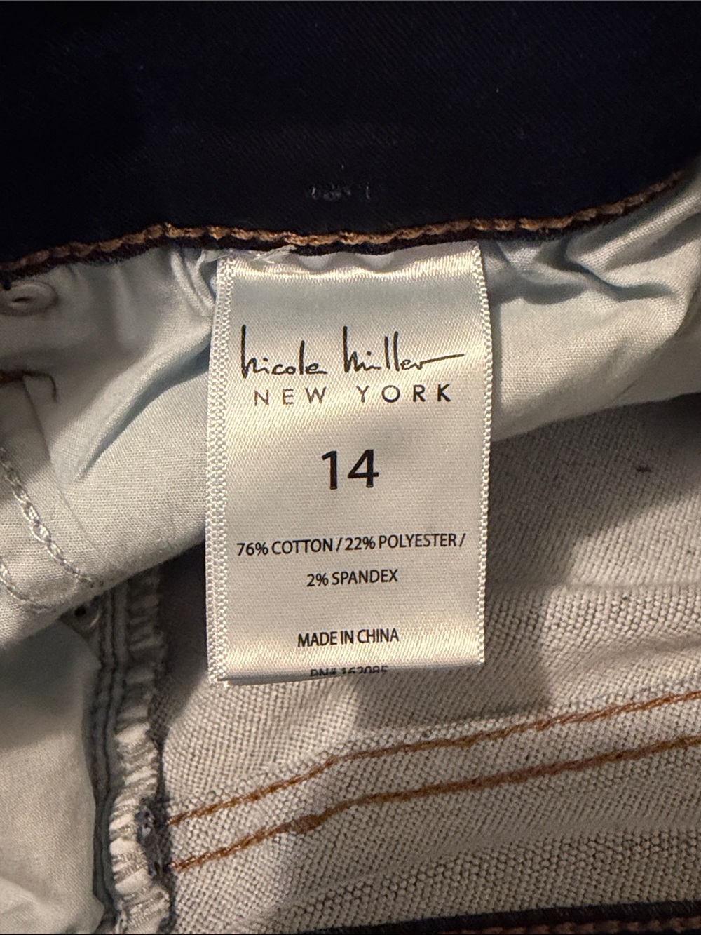 Nicole Miller Dark Blue Ankle Crop Jeans - Picture 4 of 6